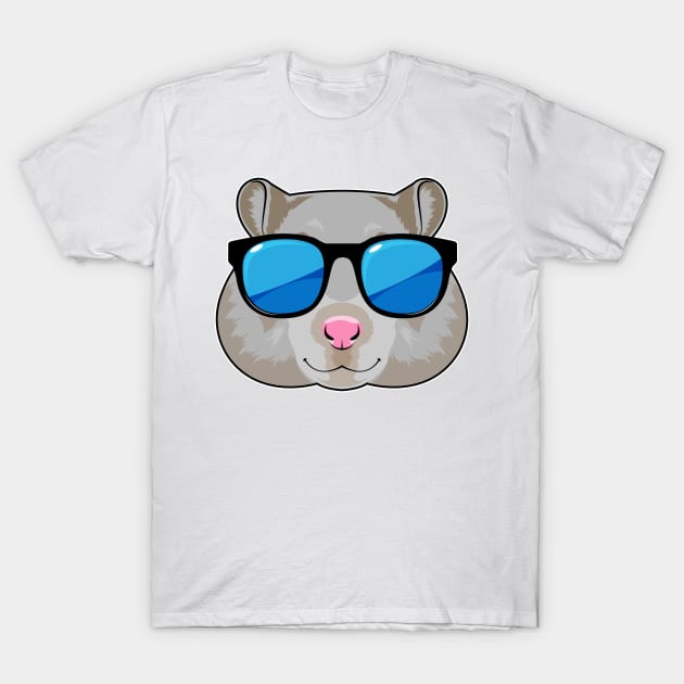 Hamster with Sunglasses T-Shirt by Markus Schnabel